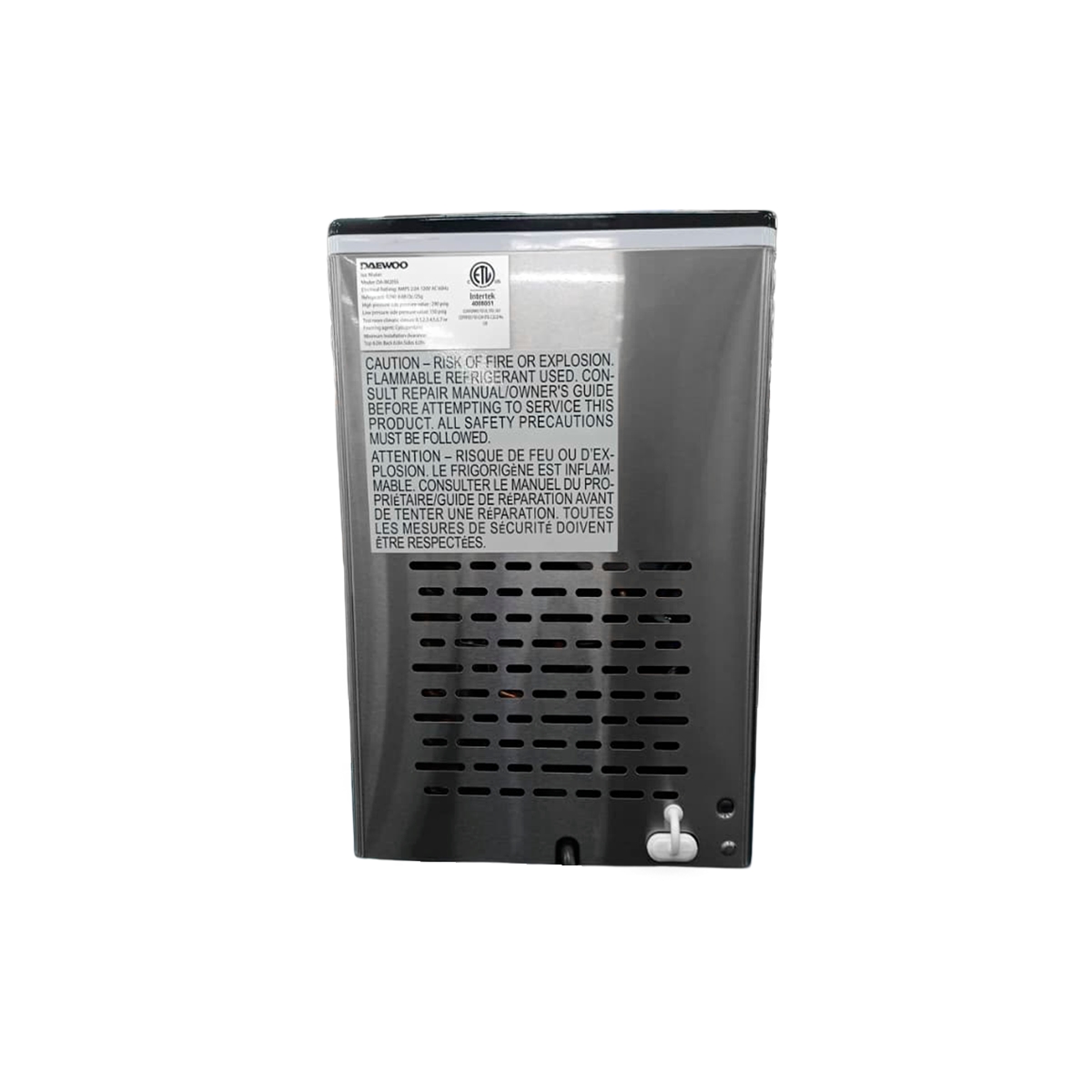 Fabricador de Hielo 20 Kg Acero Inoxidable Daewoo - Miniatura 4