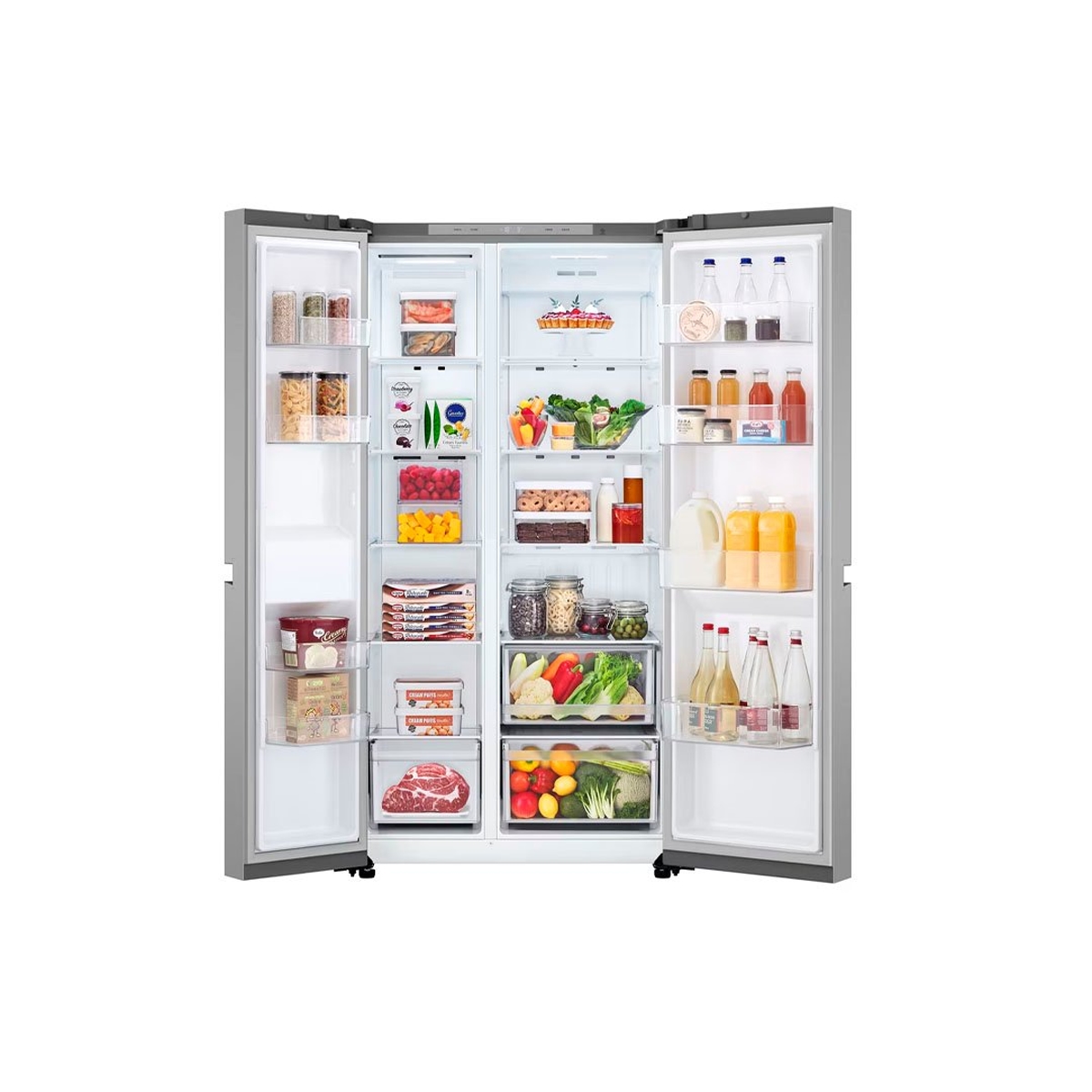 Nevera Side by Side Smart Inverter 23 Pies de Acero Inoxidable LG - Miniatura 3