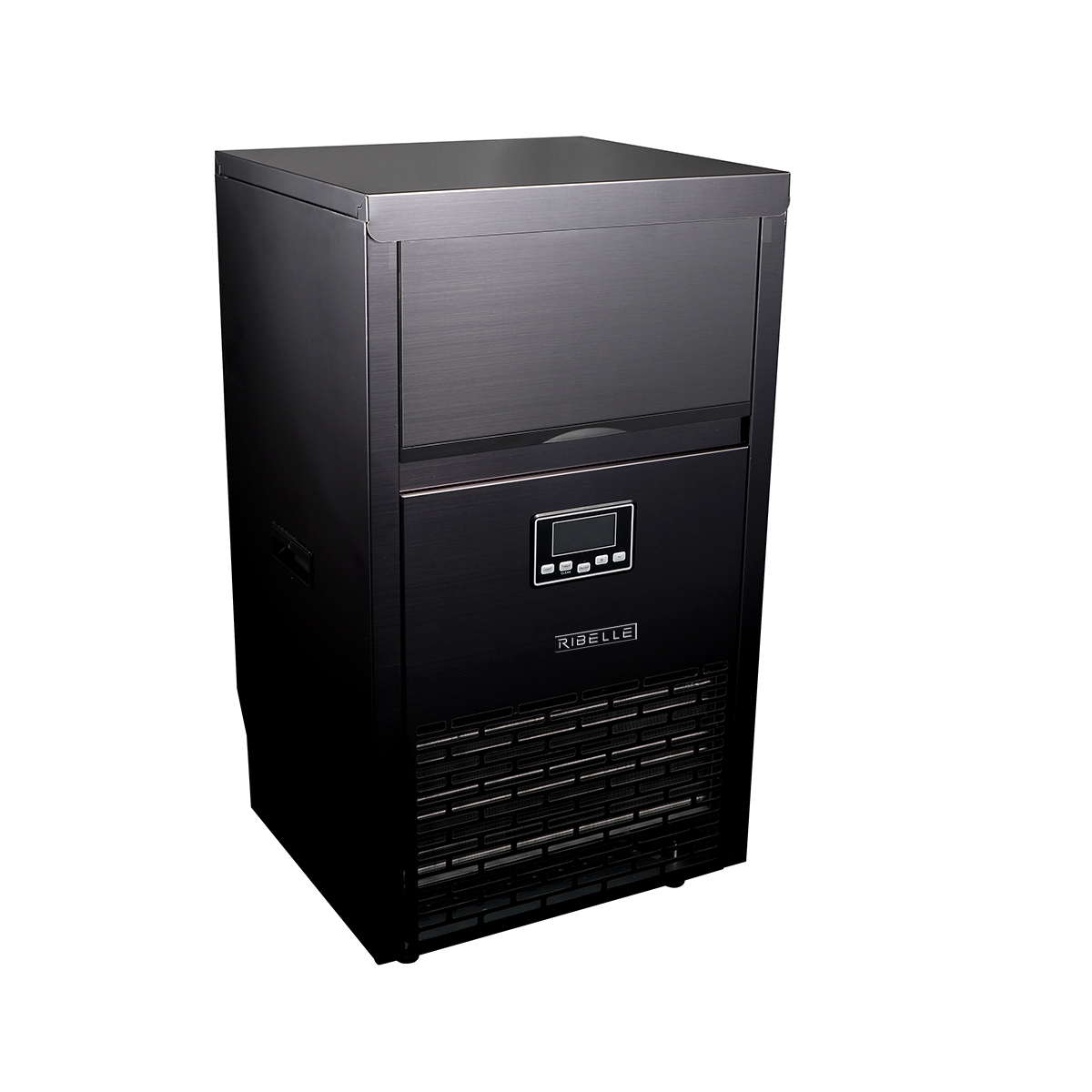 Fabricador De Hielo De 45 Kg Acero Inoxidable Color Negro Ribelle - Miniatura 2
