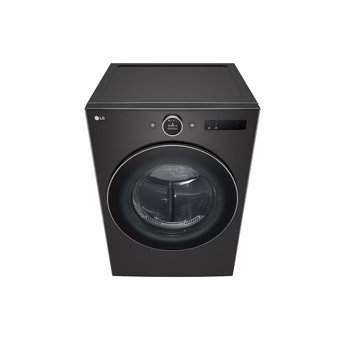 Secadora Eléctrica De Carga Frontal 22 Kg Color Negro LG - Miniatura 2