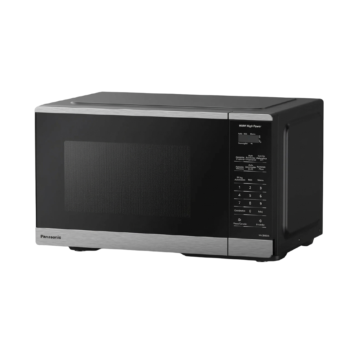 Microondas 0.9 Pies Acero Inoxidable Color Negro Panasonic - Miniatura 2