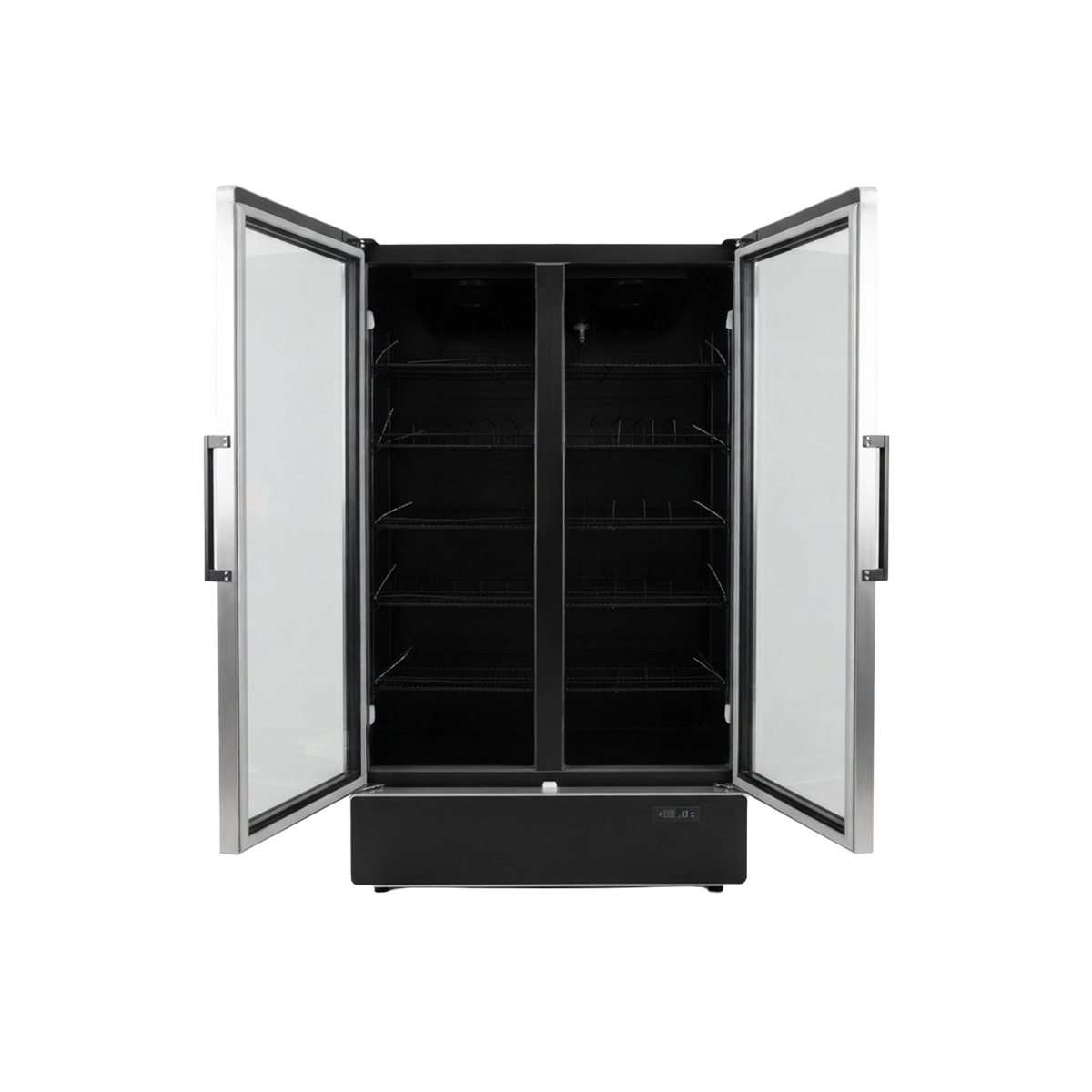Nevera Comercial de 33 Pies Vertical Dos Puertas Acero Inoxidable Daewoo - Miniatura 2