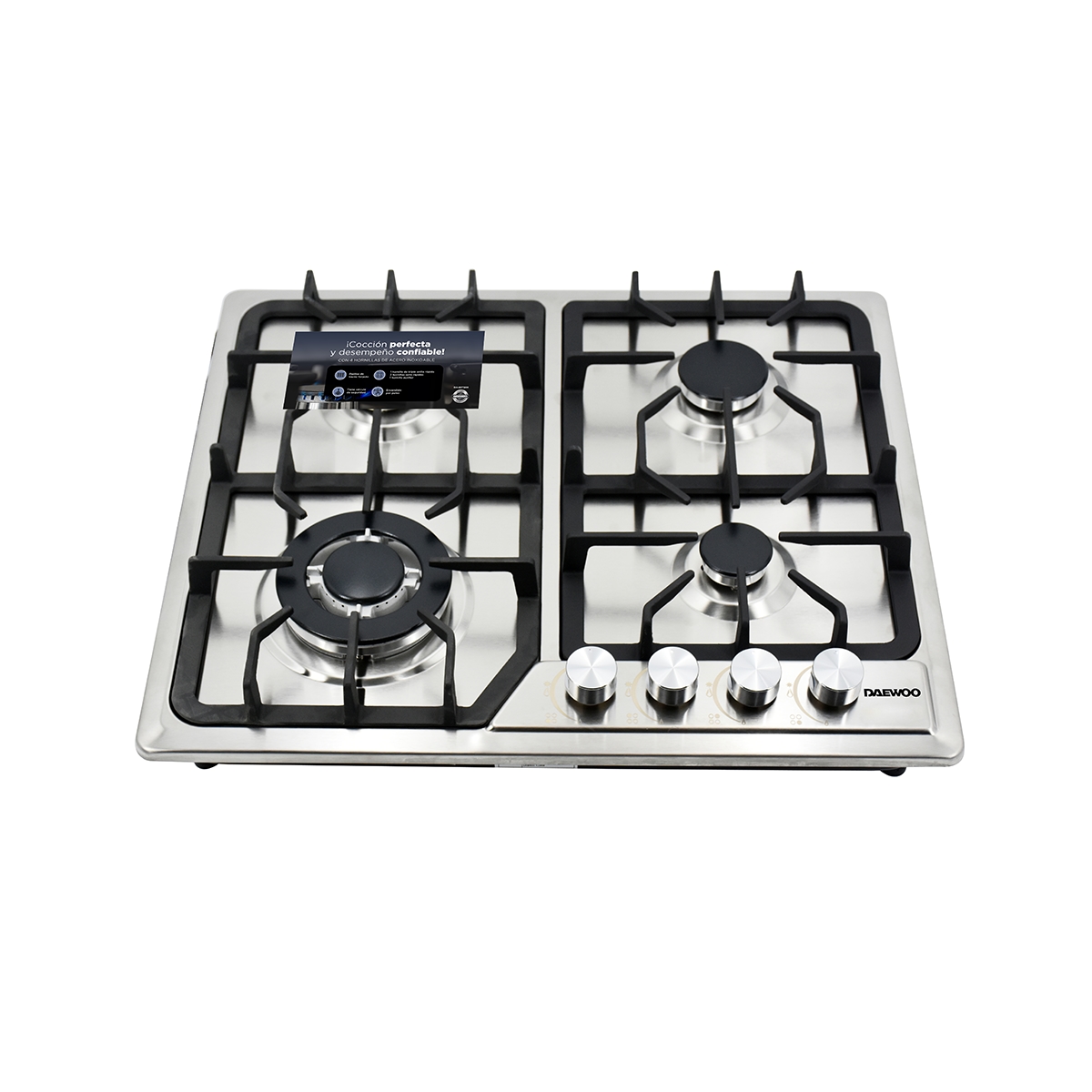 Tope De Cocina A Gas De 4 Hornillas Daewoo