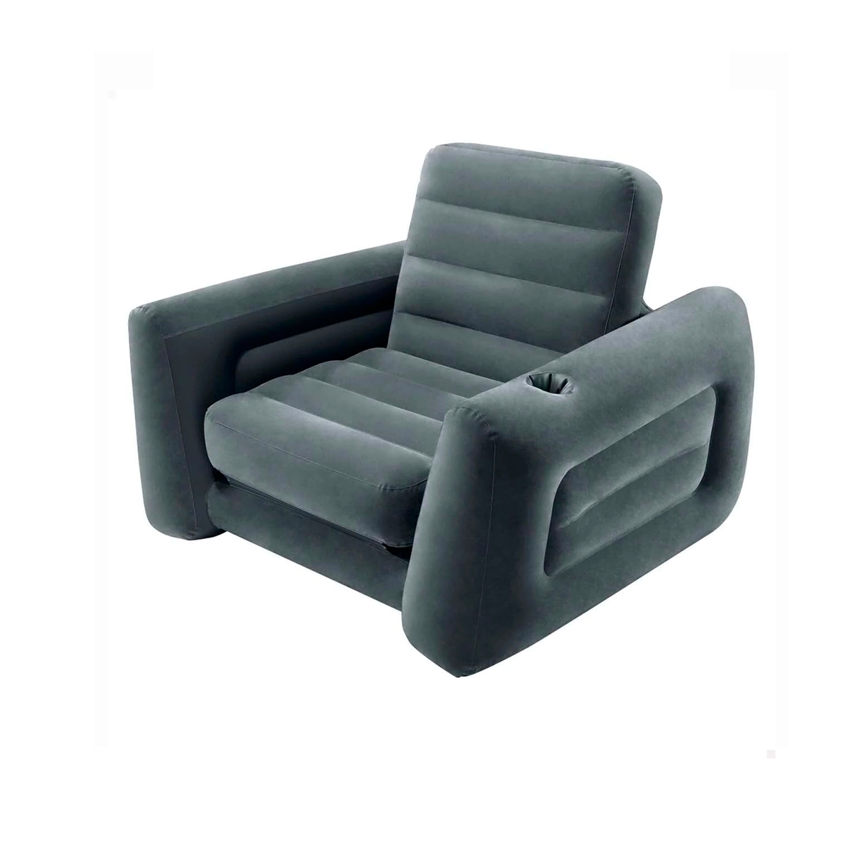Sillón Cama Inflable Color Gris Intex - Miniatura 2