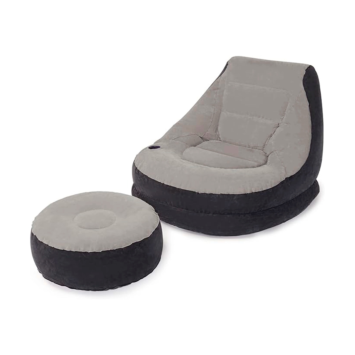 Sillón Inflable Con Reposadera Color Azul Oscuro Intex