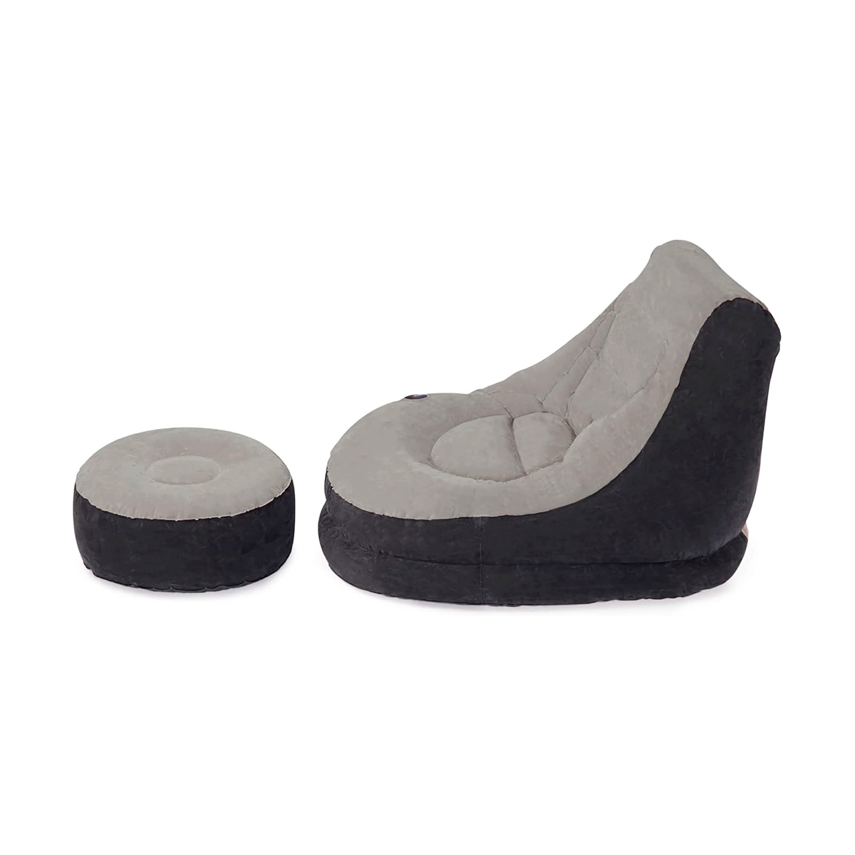Sillón Inflable Con Reposadera Color Azul Oscuro Intex - Miniatura 2