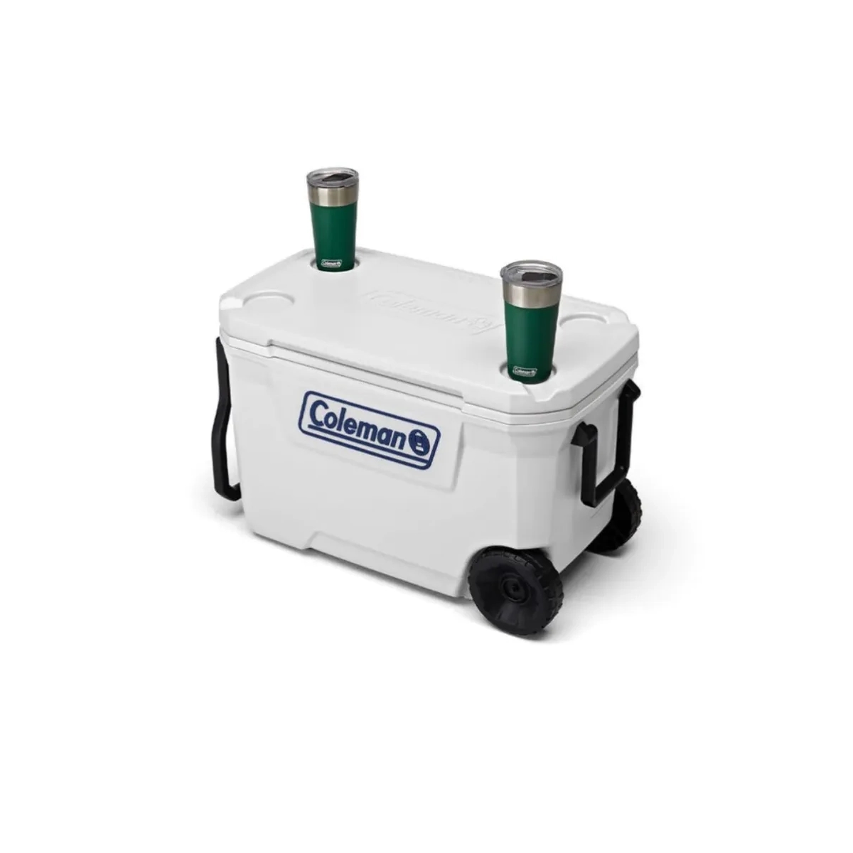Cava Térmica Familiar Con Ruedas 59 Litros Color Blanco Coleman - Miniatura 2