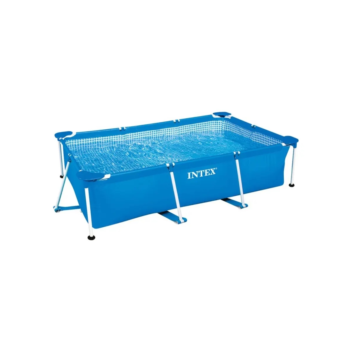Piscina Estructural Rectangular 7000 Litros Color Azul Intex - Miniatura 2