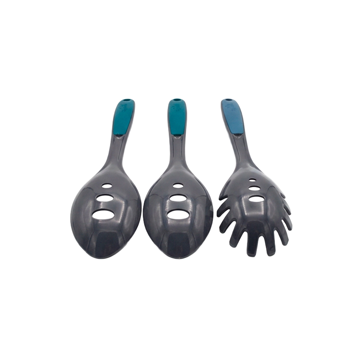 Set De Utensilios 3 Piezas Color Gris Squish - Miniatura 3