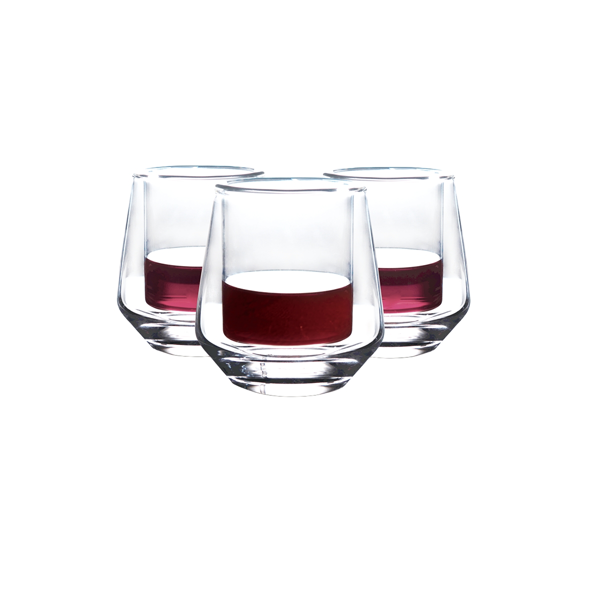 Set De Vasos Cortos Vidrio 6 Piezas Borosilicato Hamilton Beach - Miniatura 2