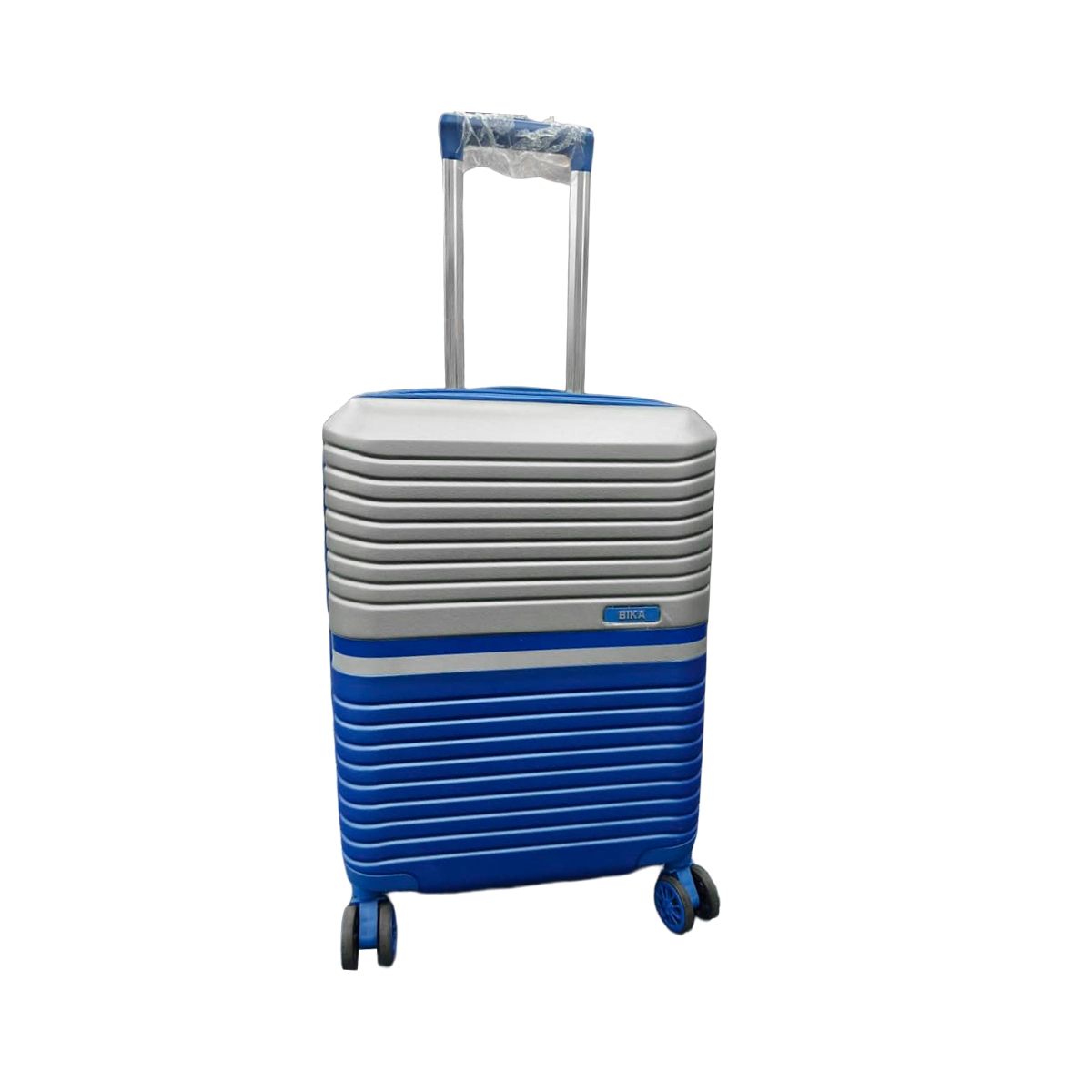 Maleta 20 Pulgadas Color Azul con Plateado Bika