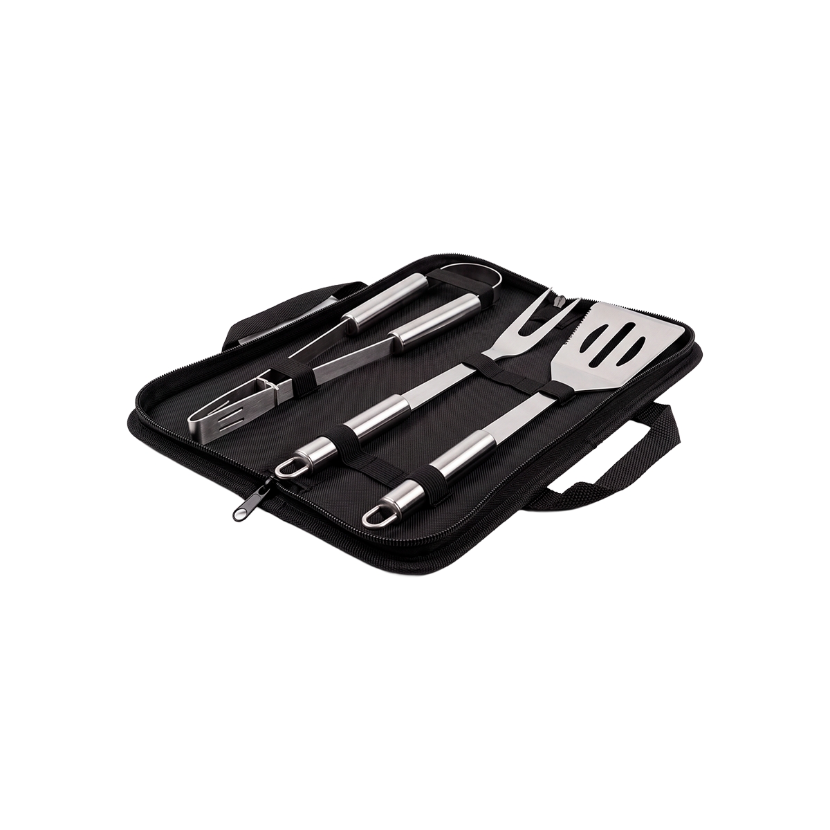 Utensilios Para Parrilla Con Estuche 3 Piezas - Miniatura 2