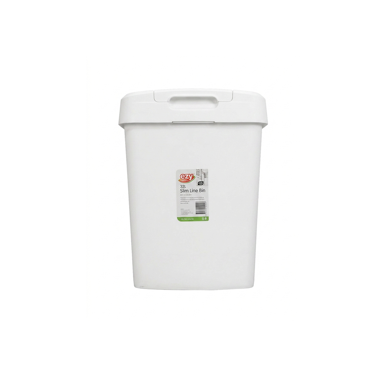 Papelera con Tapa 30 litros color Blanco Ezy Storage