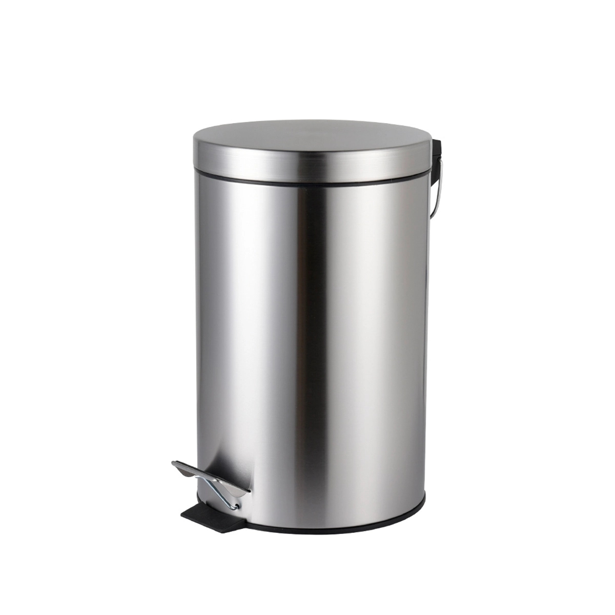 Basurero 7 Litros Color Gris Basic Home