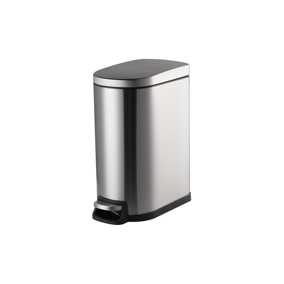 Basurero 10 Litros color grisBasic Home - Miniatura 2