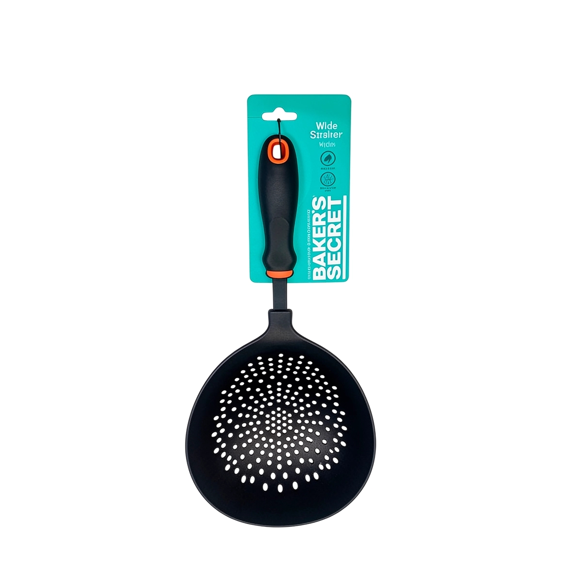 Colador De Pasta Nylon Color Negro Bakers Secret