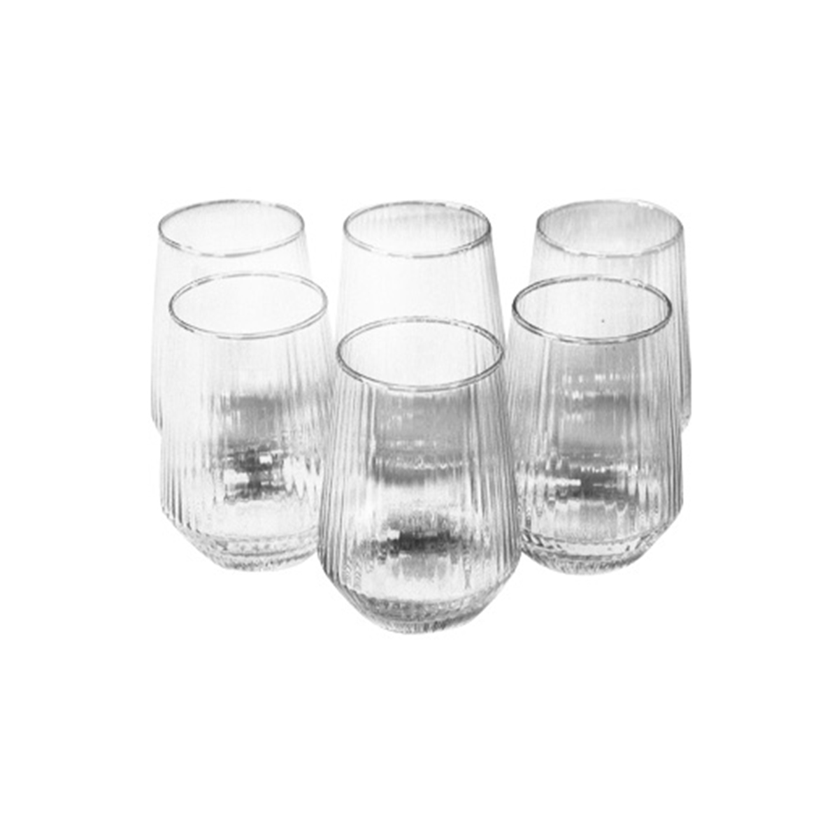 Vasos Largos De Vidrio 6 Piezas Oslo - Miniatura 2