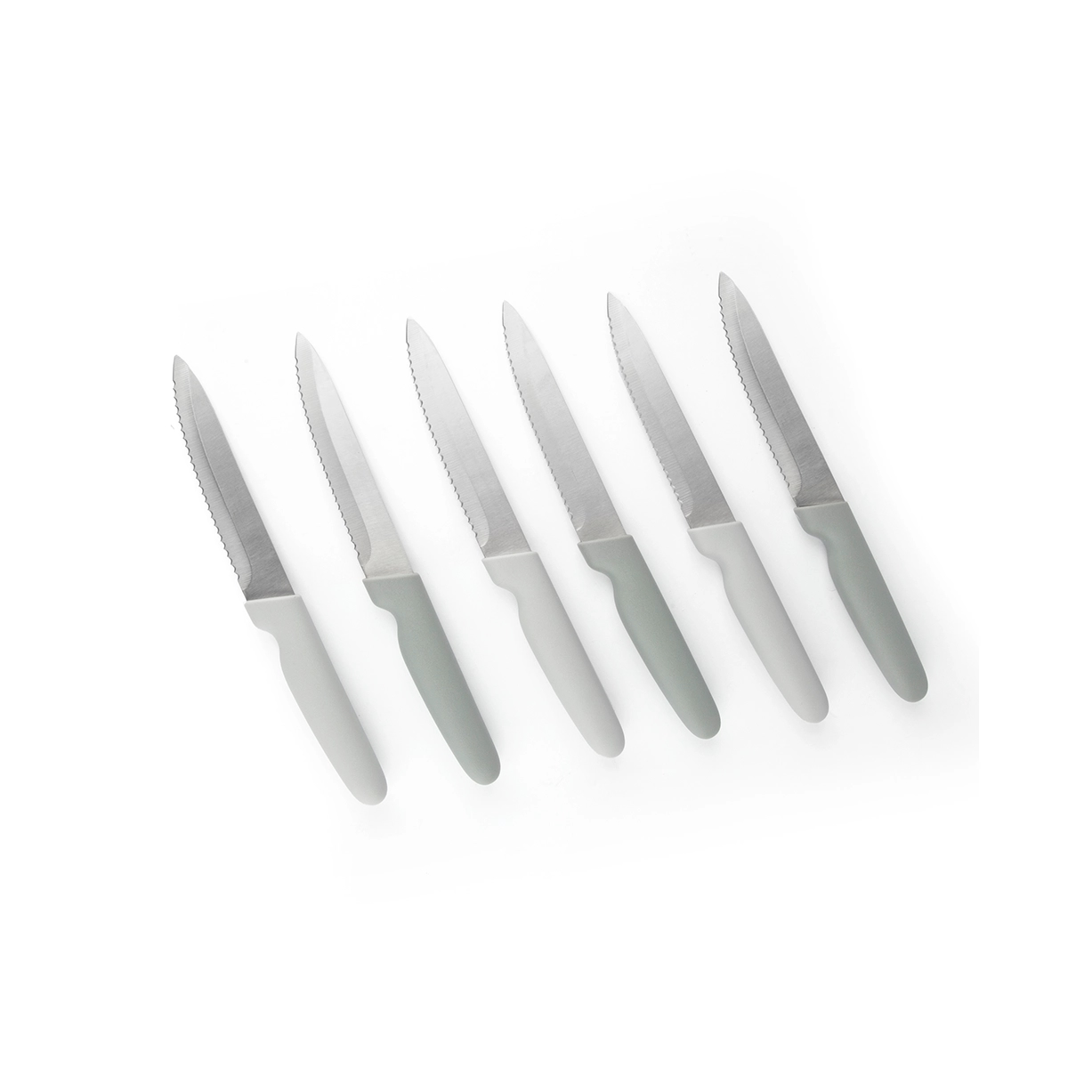 Juego De Cuchillos 6 Piezas Color Gris Bremen