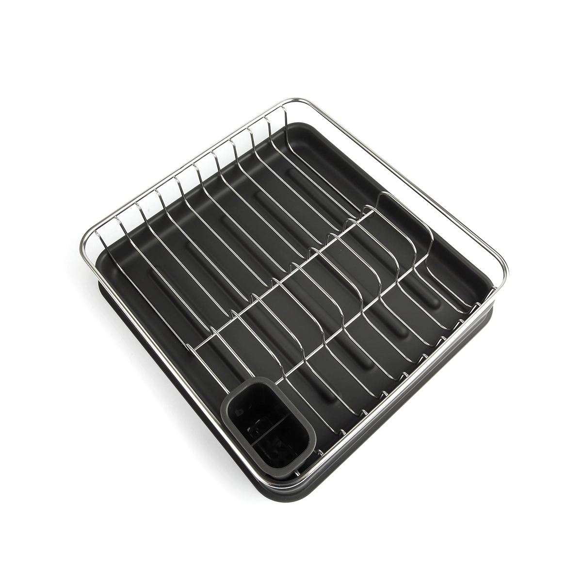 Escurridor De Platos Acero Inoxidable Color Gris Bremen - Miniatura 3