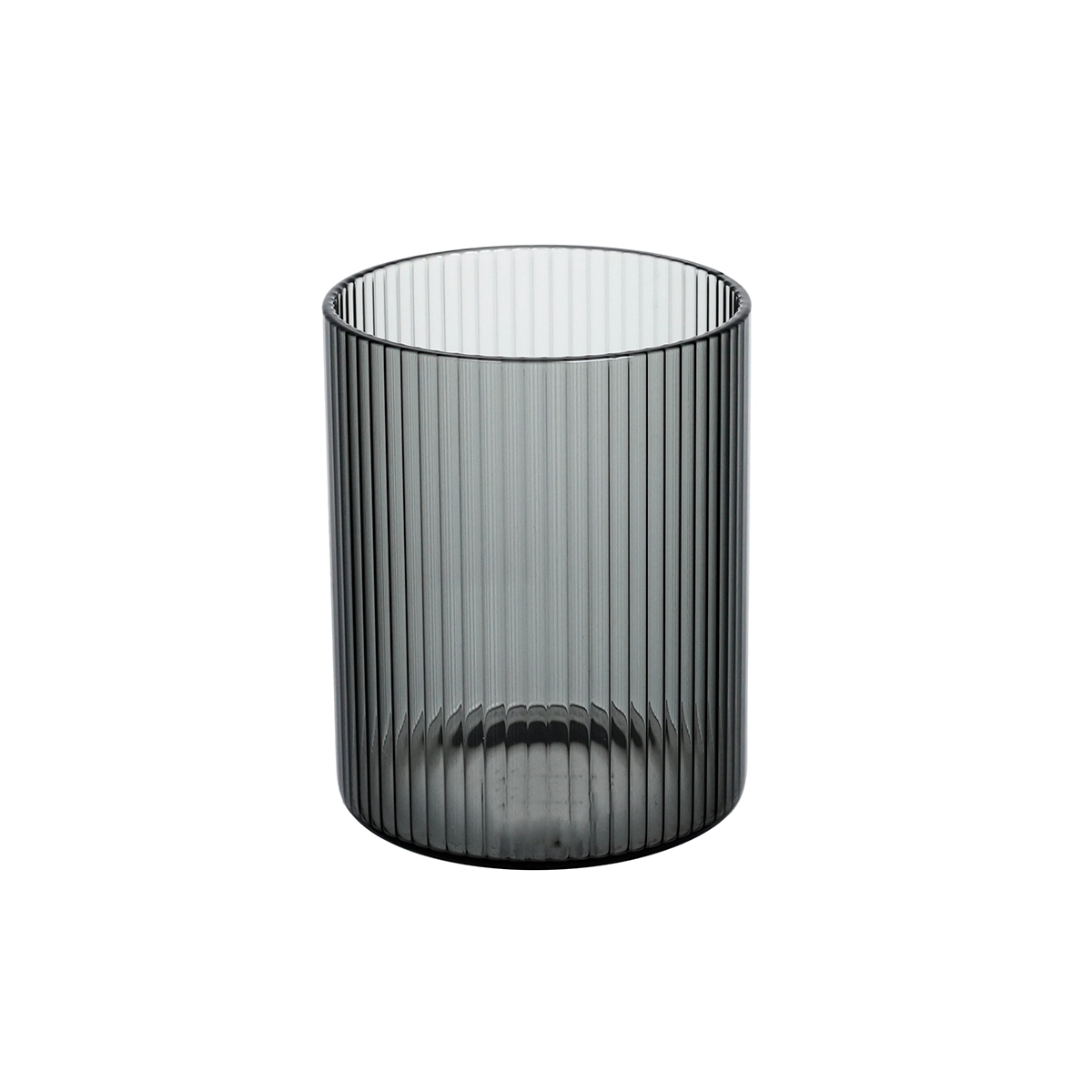 Vasos De Vidrio 6 Piezas color Gris Oslo