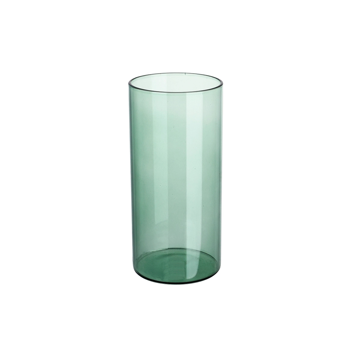 Vasos De Vidrio 6 Piezas color Verde Oslo