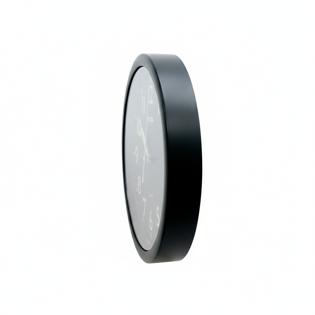 Reloj De Pared Redondo Color Negro - Miniatura 2