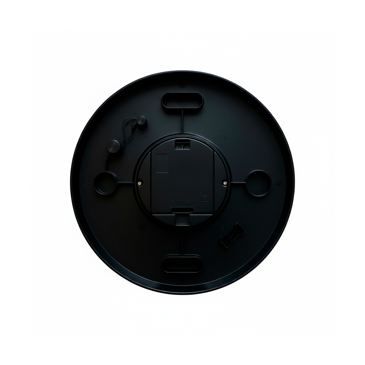 Reloj De Pared Redondo Color Negro - Miniatura 3