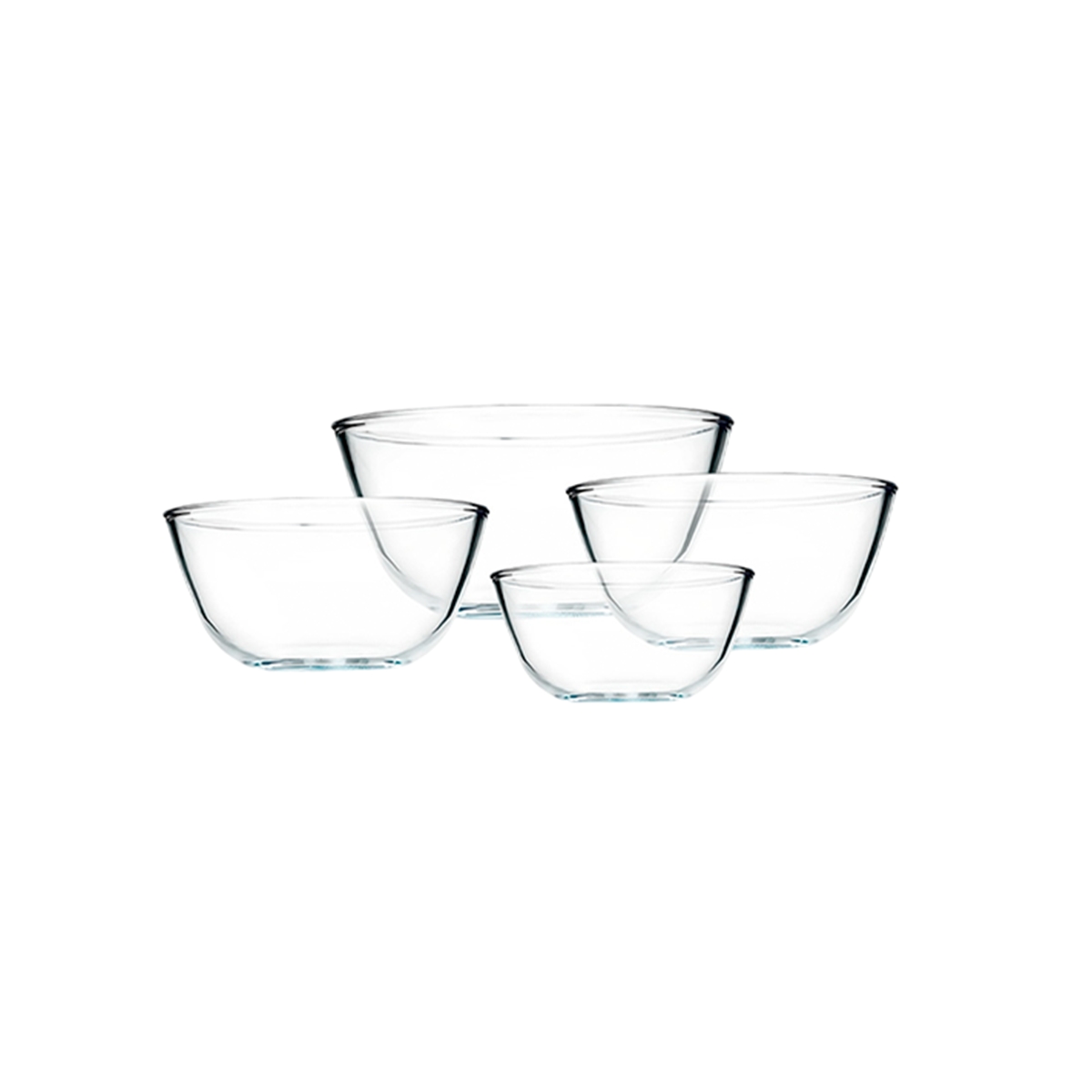 Juego de Bowls De Vidrio De 4 Piezas Hamilton Beach