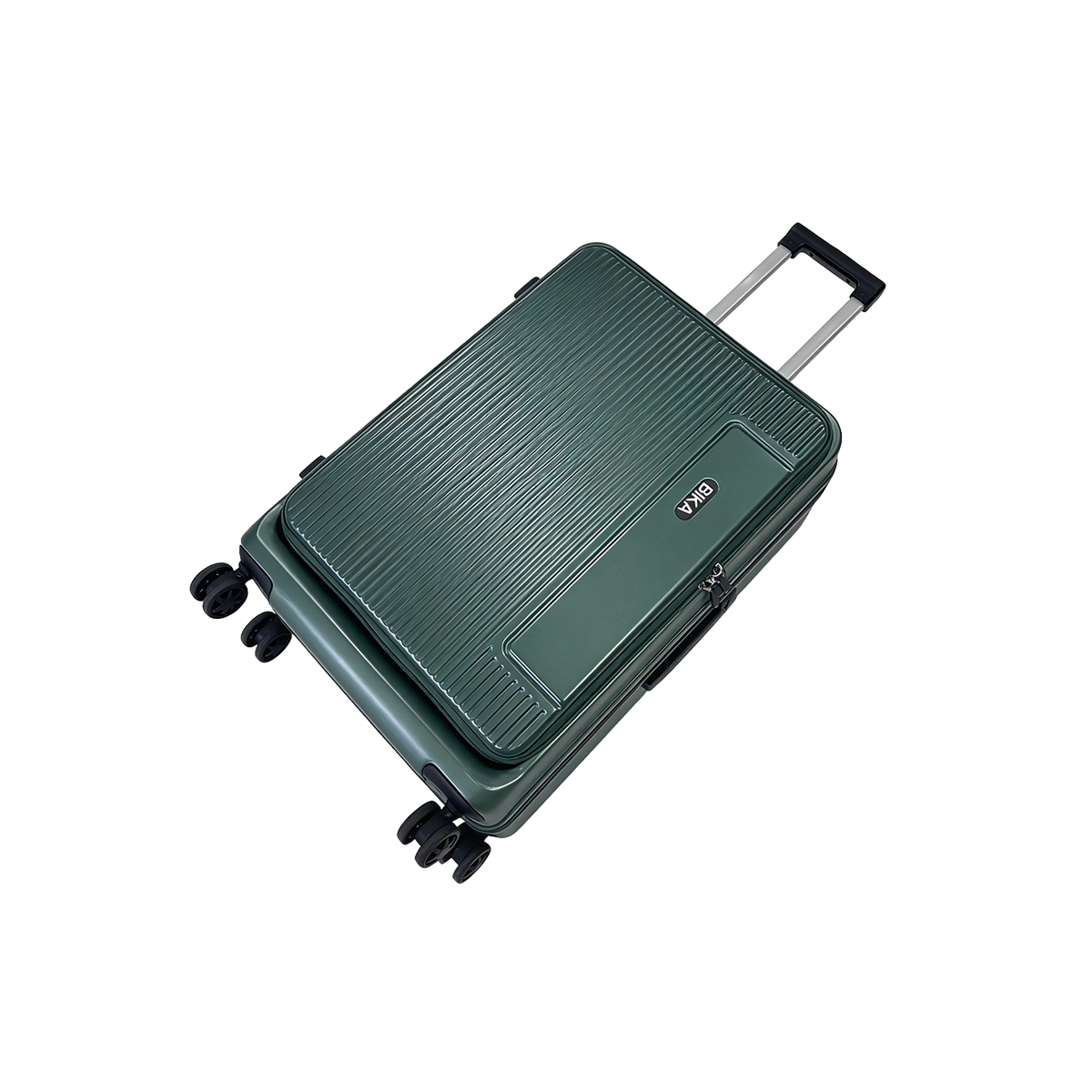Maleta 28 Pulgadas Color Verde Oscuro Bika - Miniatura 3