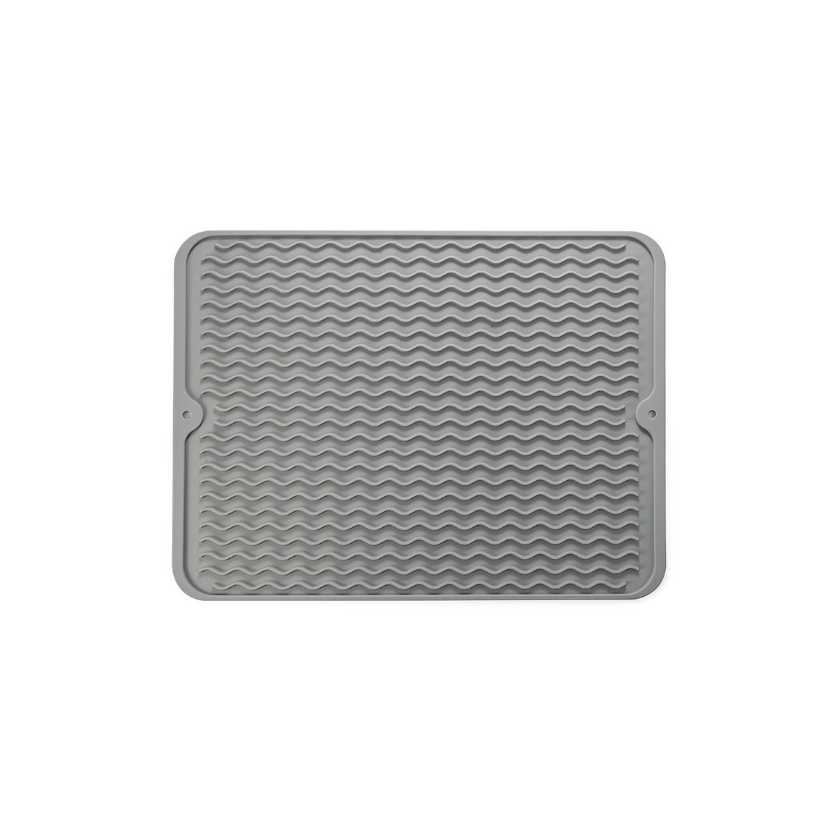 Escurridor De Platos De Silicona Color Gris Basic Home