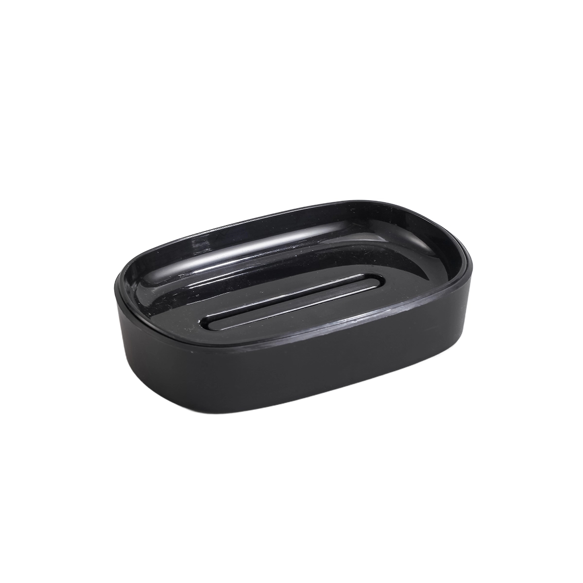 Set De Baño 6 Piezas Con Basurero Color Negro Basic Home - Miniatura 4