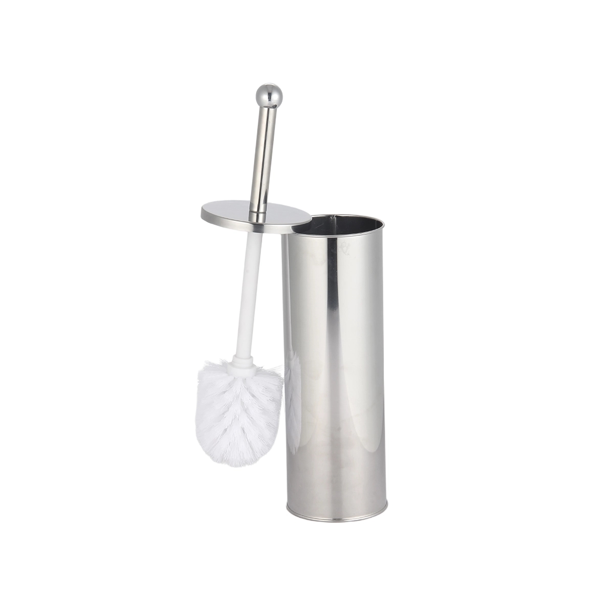 Cepillo De Baño Con Portarrollos Acero Inoxidable Basic Home - Miniatura 3