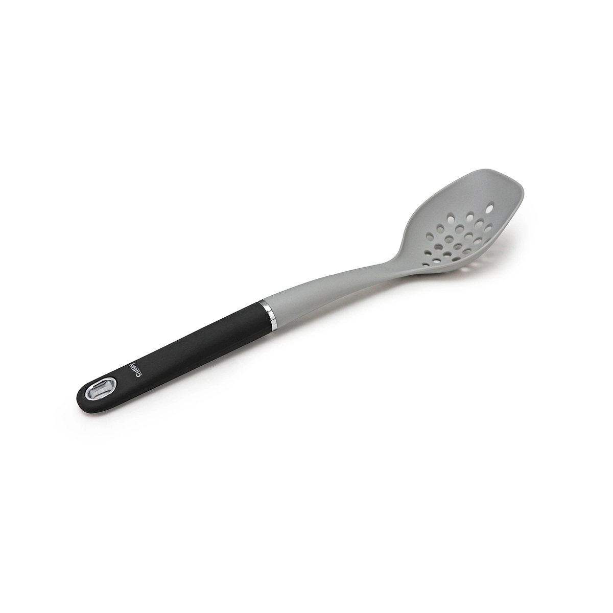 Cuchara Ranurada Antiadherente Color Gris CTLSP - Miniatura 2