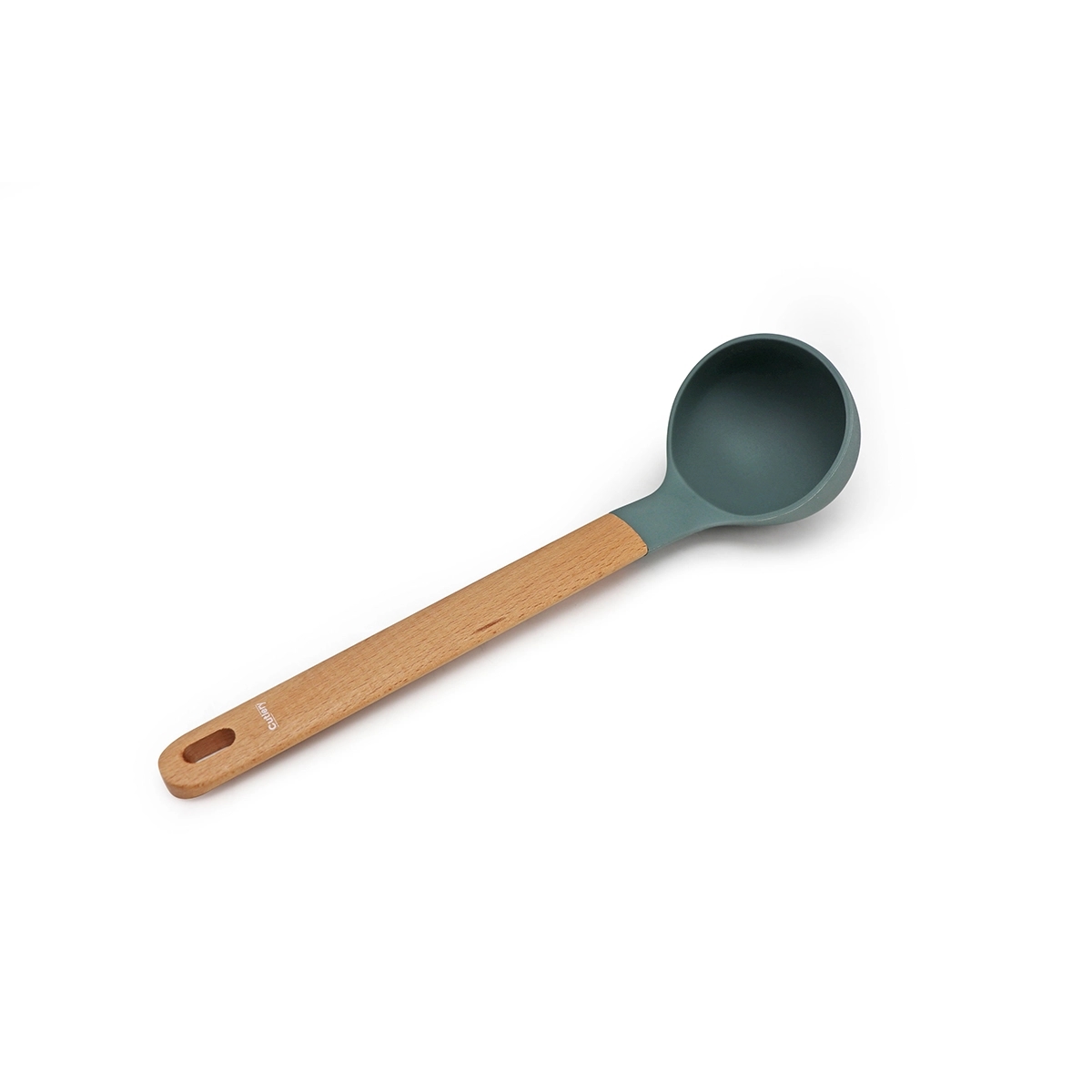 Cuchara De Silicón Mango De Madera Cutlery - Miniatura 2