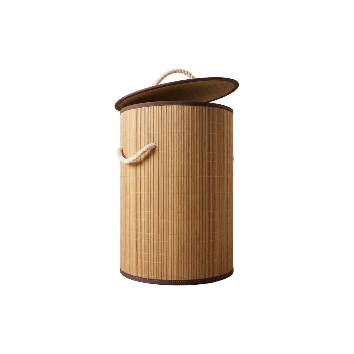 Cesta De Bambu Para Ropa 48 Litros Basic Home - Miniatura 2