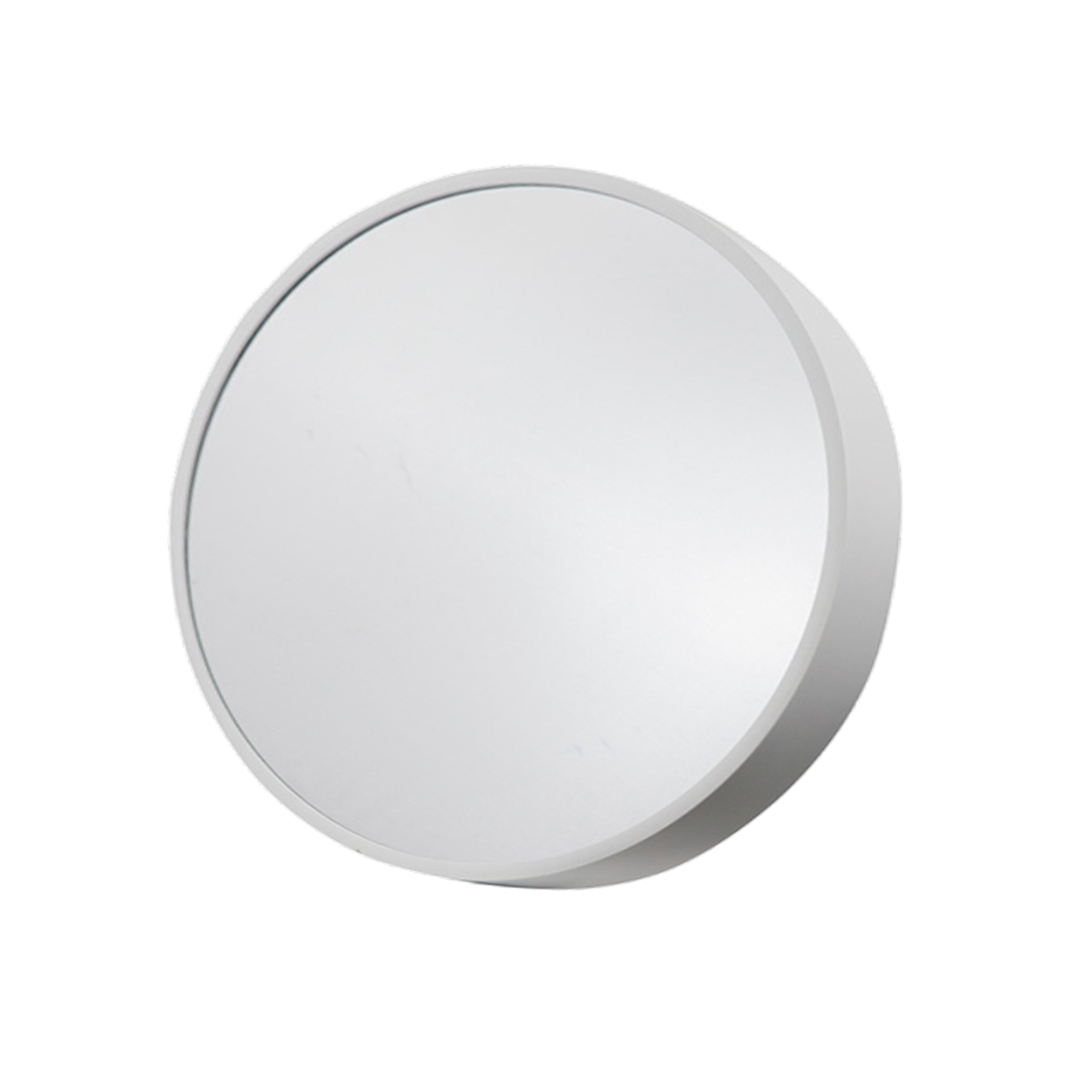 Espejo Redondo de Pared Color Blanco Basic Home - Miniatura 2