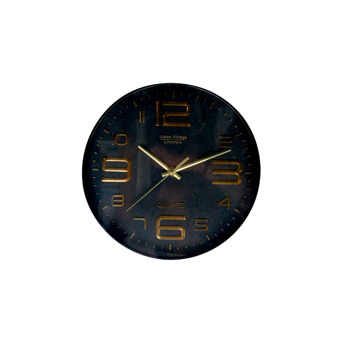 Reloj De Pared Color Negro Urban Village