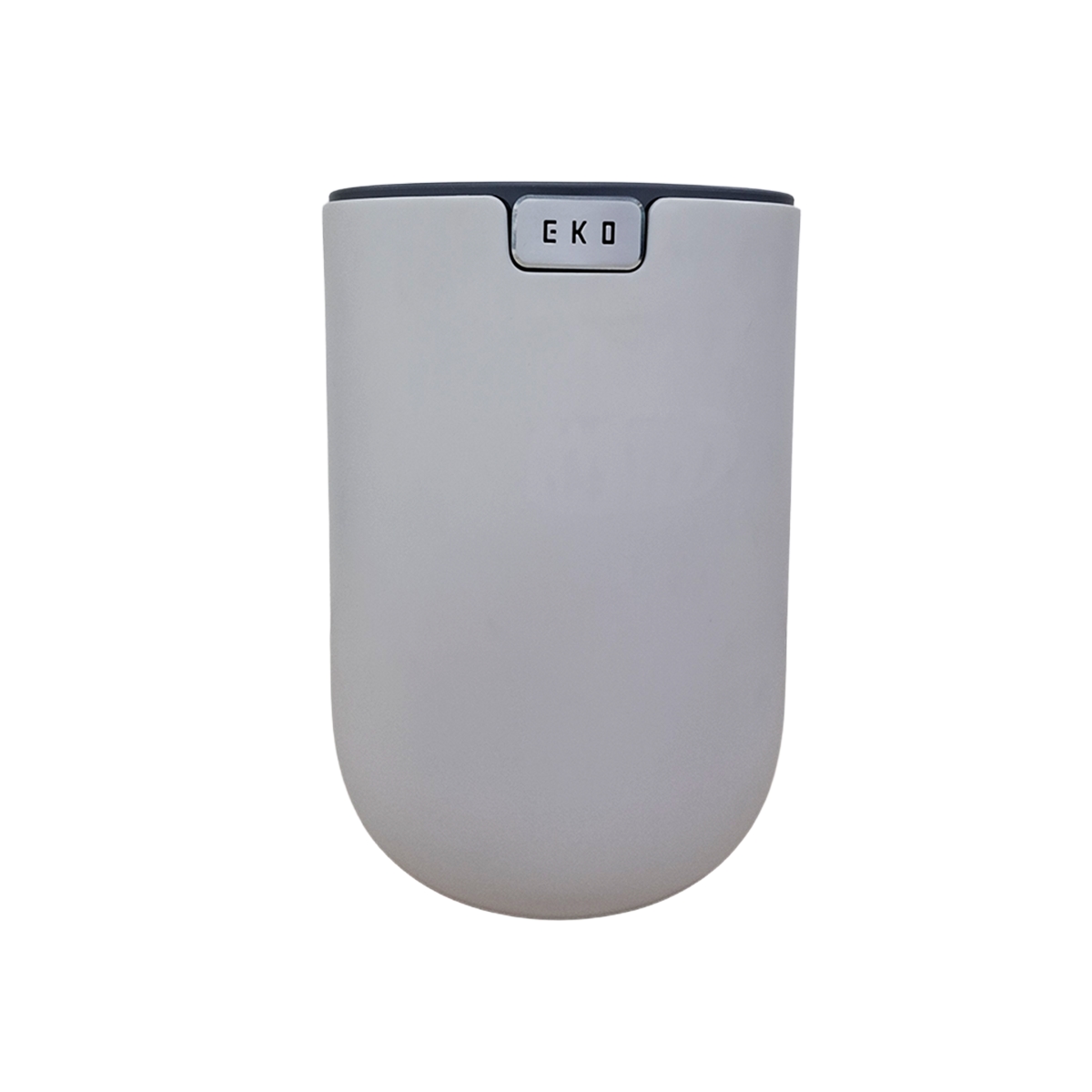 Papelera De Mesa 1.5 Litros Tapa Giratoria Color Blanco Eko