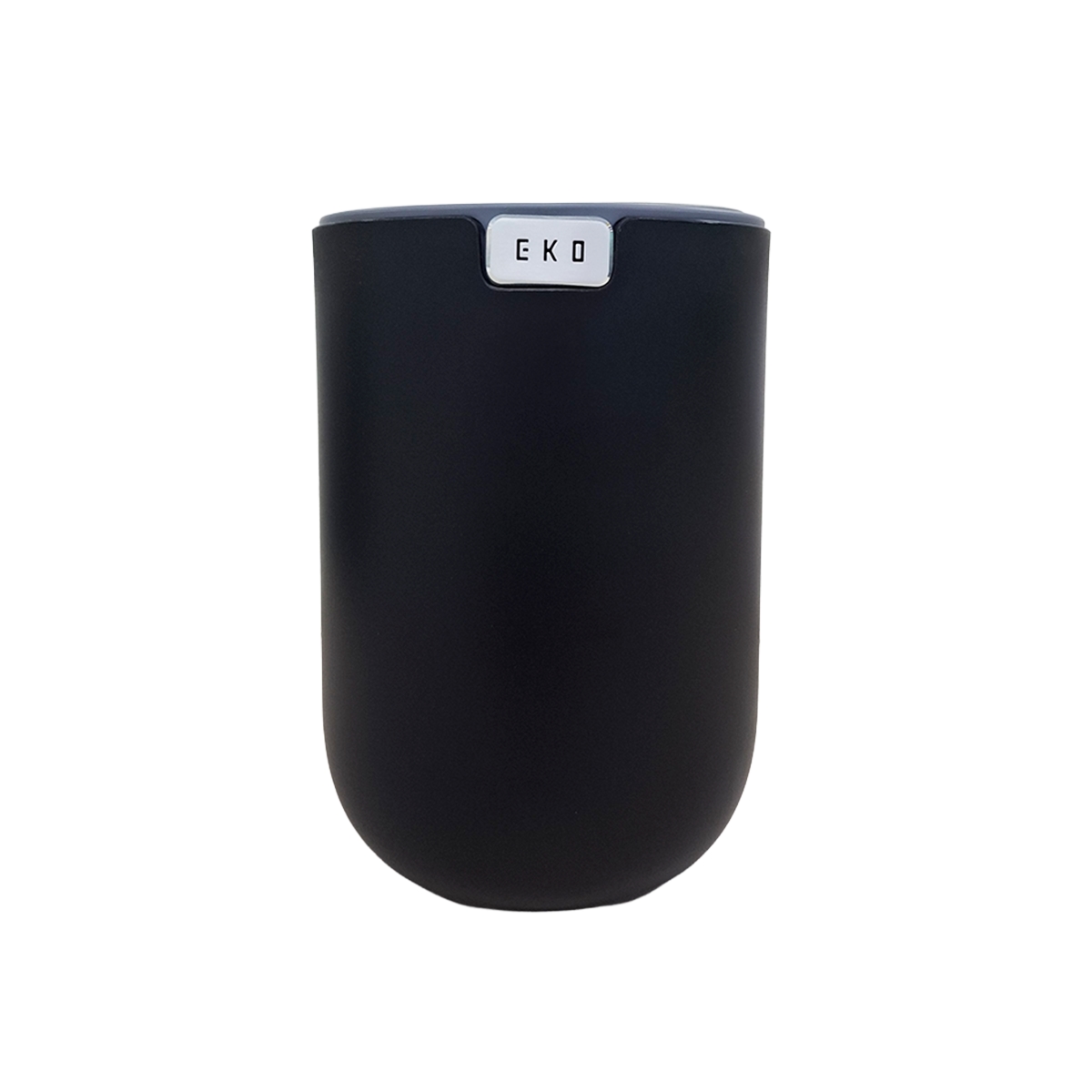 Papelera De Mesa 1.5 Litros Tapa Giratoria Color Negro Eko