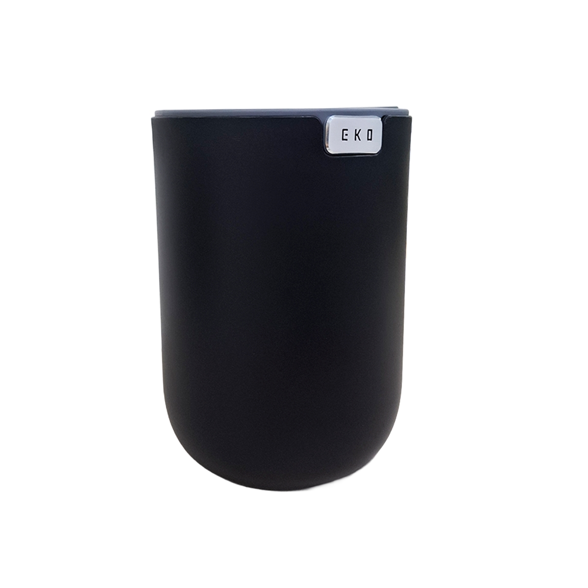 Papelera De Mesa 1.5 Litros Tapa Giratoria Color Negro Eko - Miniatura 2