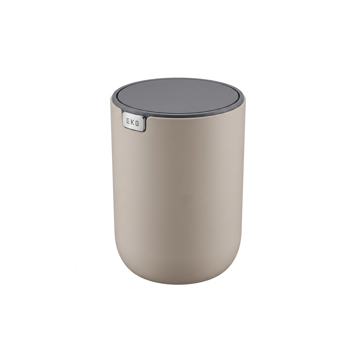 Papelera Tapa Giratoria De Mesa 1.5 Litros Color Rosado Eko - Miniatura 3