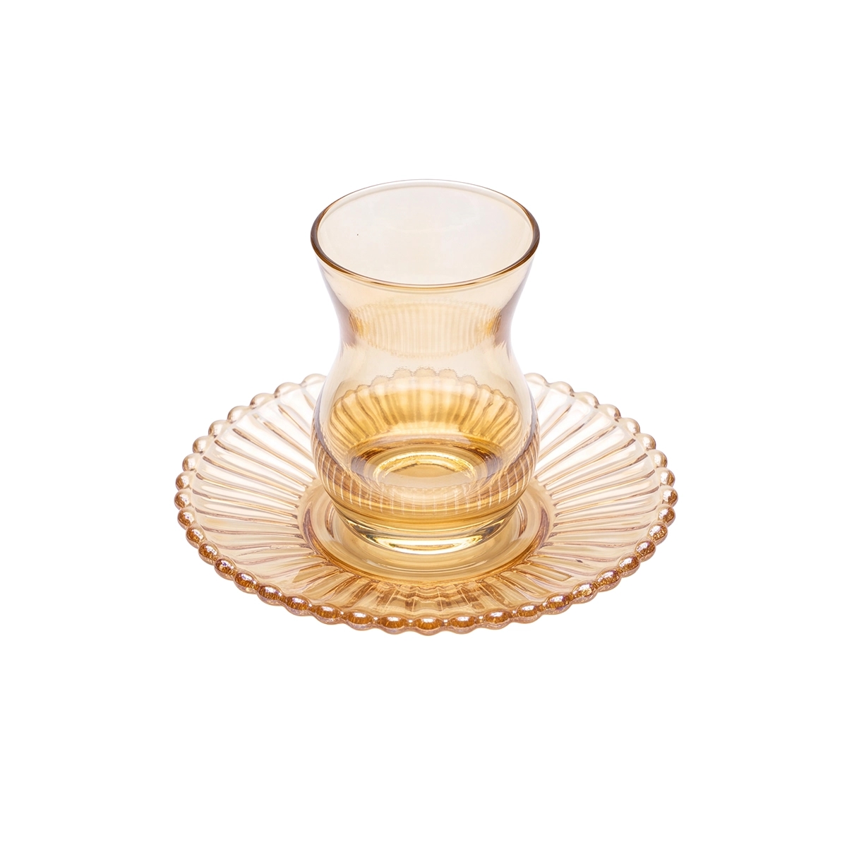 Set Tazas De Vidrio Y Platos 12 Piezas Luminarc - Miniatura 2