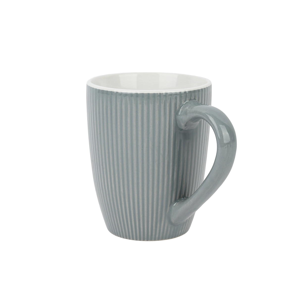 Set de Tazas Cerámica 3 Piezas 350ml Color Gris Claro Hamilton Beach - Miniatura 3