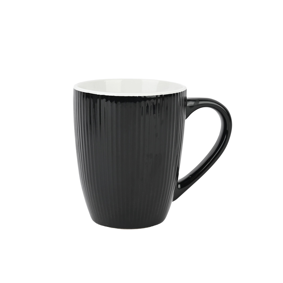 Set De Tazas De Cerámica 3 Piezas Color Negro Hamilton Beach