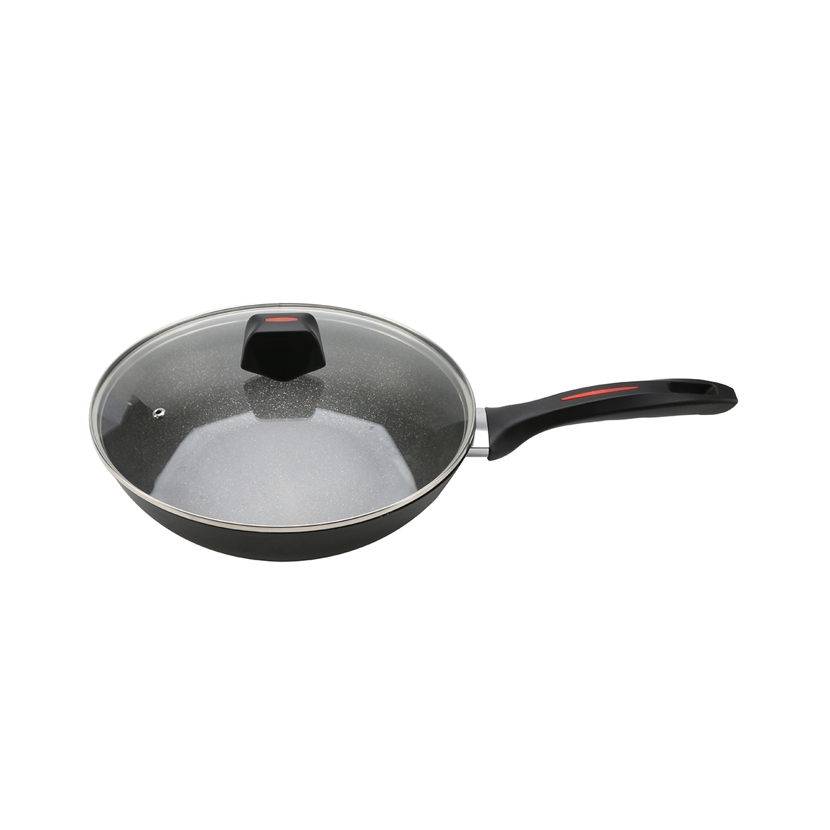 Sartén Tipo Wok De 28 Cm Color Negro Bremen