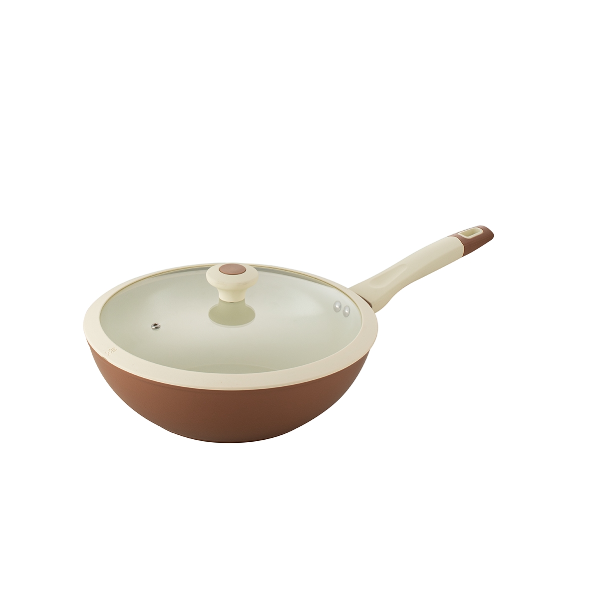 Sartén Tipo Wok Color Marrón 30 Cm Bremen