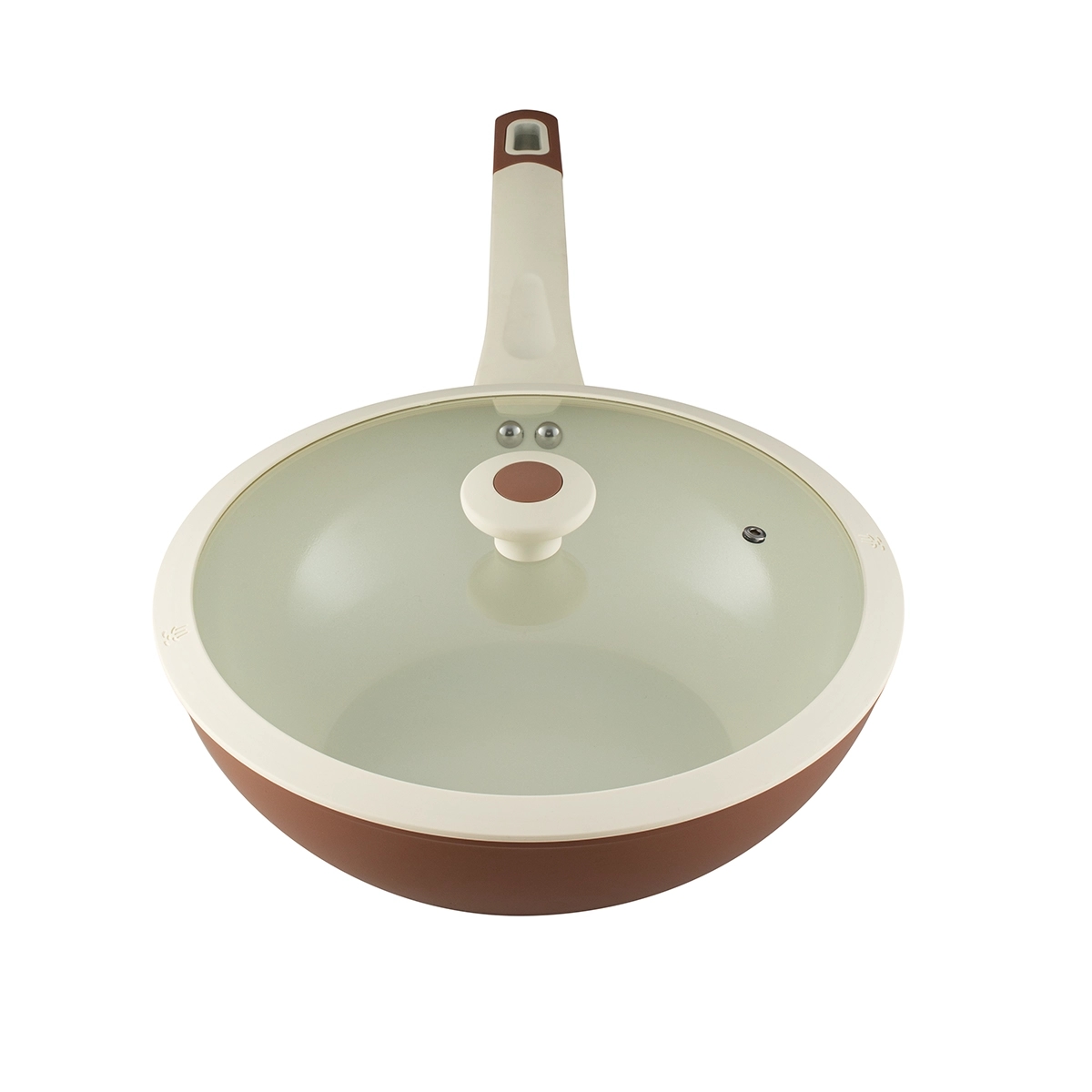 Sartén Tipo Wok Color Marrón 30 Cm Bremen - Miniatura 3