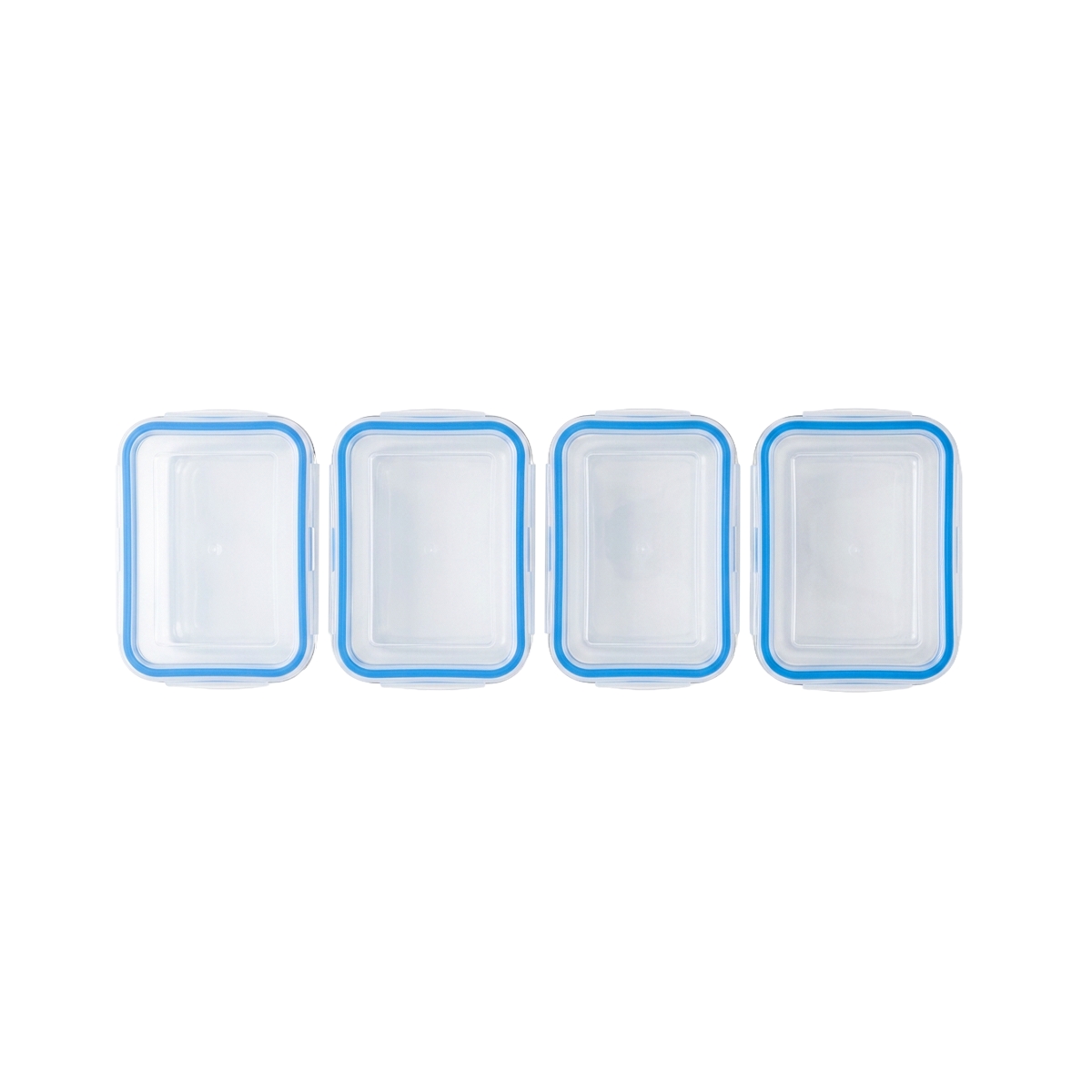 Juego de Recipientes Vidrio Con Tapa 4 Piezas Bremen - Miniatura 3
