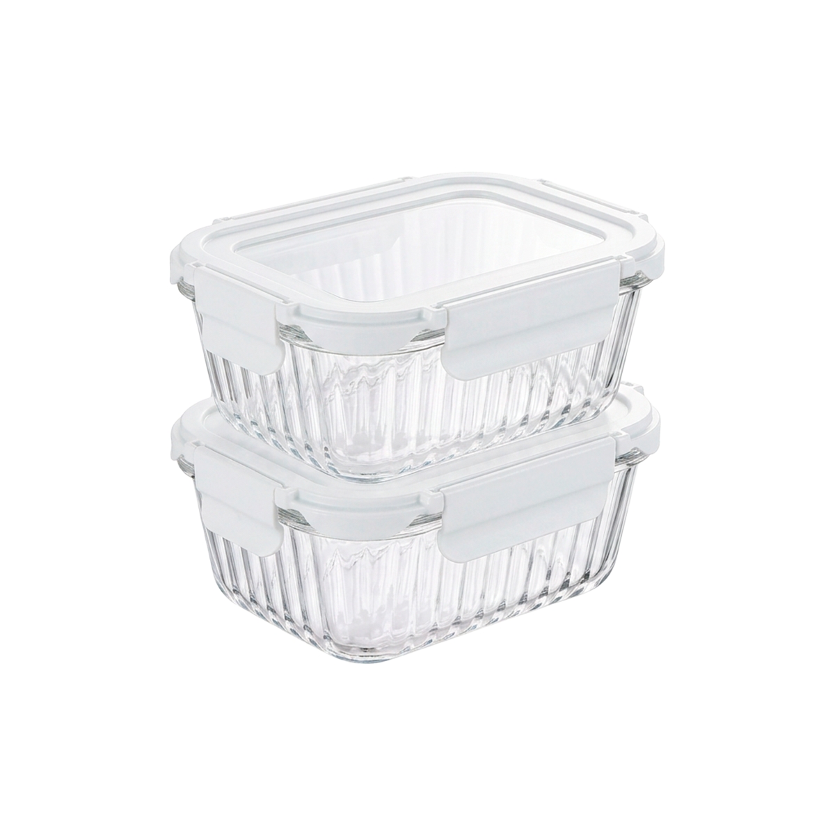 Juego de Recipientes  Vidrio 1040ml 2 Piezas Bremen - Miniatura 2