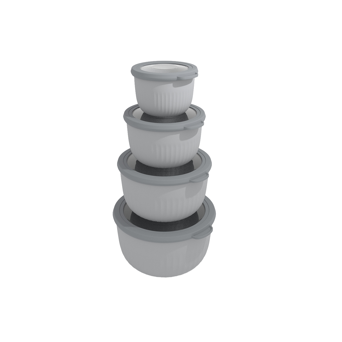 Set De Bowls Con Tapa 4 Piezas Baker House - Miniatura 2